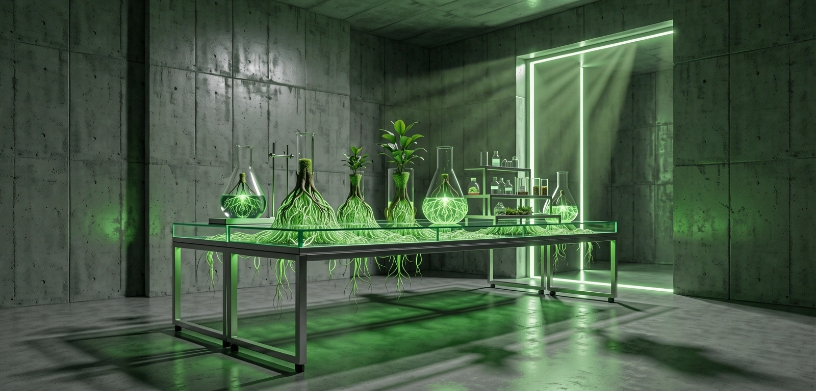 Botanical laboratory inspiration